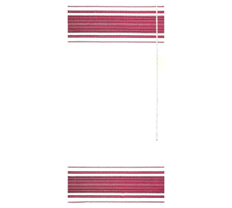 Towel fabric with red ornament Evening TDK-117 7/1, per meter.