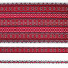 Towel fabric with red ornament Evening TDK-117 7/1, per meter.