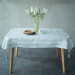 Woven tablecloth "Solomakha" gray — 1.40×1.65 m