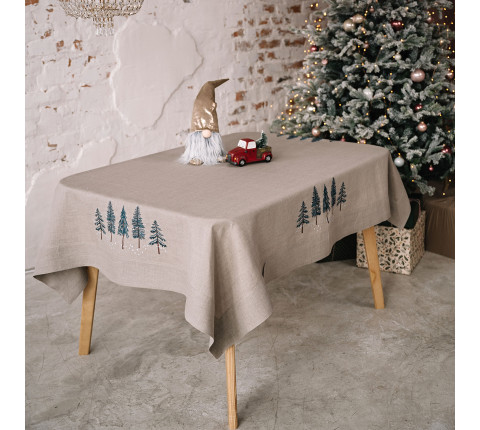 New Year's tablecloth "Christmas Trees"