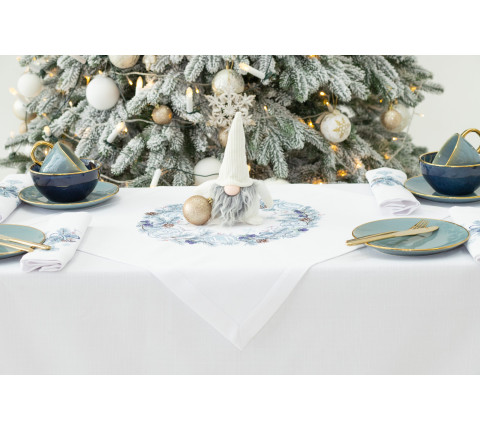 New Year napkin "Winter Beauty" white