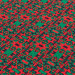 Ethno-jacquard on a red-green patterned cloth Solokha TDK-J-223 1/5, per linear meter.