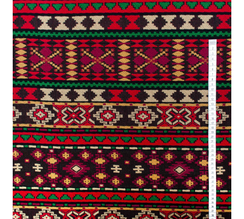 Ethno-jacquard decorative Ustina TDK-J-224 1/2, per meter.