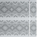 Tablecloth fabric Arabesque TDK-Z-207-1 2/227 charcoal gray, per linear meter.