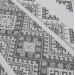 Tablecloth fabric Arabesque TDK-ZH-207-1 1/227 charcoal gray, per meter.