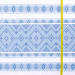 Ethno-jacquard fabric for tablecloths Smerika TDK-J-217 1/6 light blue-blue ornament, per meter.