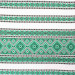 Ethno-jacquard fabric for tablecloths Red Ruta-2 TDK-ZH-212 1/5 green pattern, linear meter.