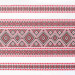 Ethno-jacquard fabric for tablecloths Red Ruta-2 TDK-Zh-212 1/3 red-maroon ornament, per meter.