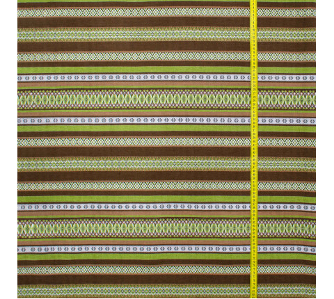 Interior fabric with Ukrainian ornament Decor-2 TDK-155-A 16/1106, per linear meter.