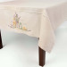 Embroidered tablecloth "Lemon and Lavender"