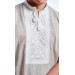 Men's embroidered shirt "White"