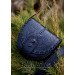 Leather set with personalized overlay.