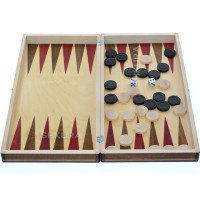 Chess, Backgammon, Checkers, 44x44 cm