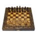 Wooden Chess + Backgammon, 32 x 32 cm. Handmade