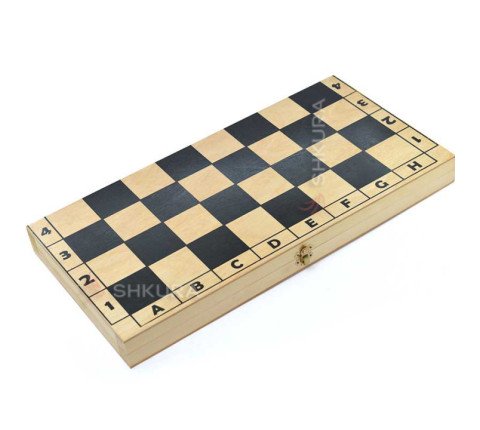 Backgammon, checkers, 52x52 cm