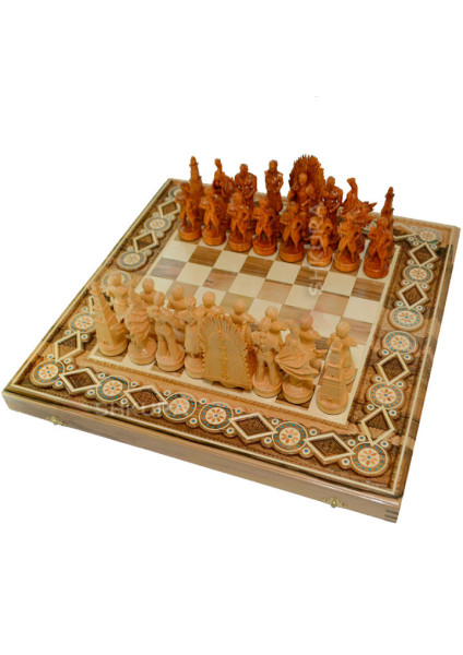 Chess "Game of Thrones". 60x60 cm. Beads