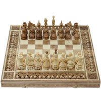 Chess 3 in 1. 44x44 cm.