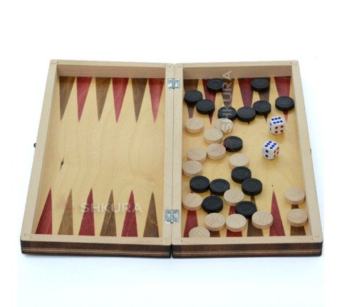 Chess, Backgammon, Checkers, 38x38 cm