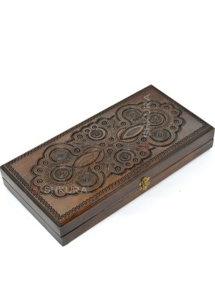 Backgammon "Waltz", carved, 45 cm
