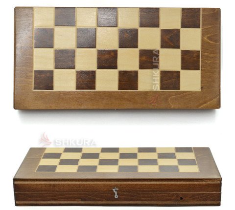 Chess, Backgammon, Checkers, 44x44 cm