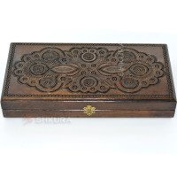 Backgammon "Waltz", carved, 40 cm