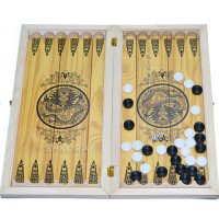 Backgammon, checkers "Indian Dragon"