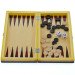 Carved 3 in 1 set, Chess, Backgammon, Checkers, 26x26 cm