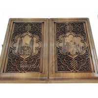 Wooden backgammon "Mosque"
