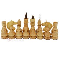 Chess 2 in 1. 50x50 cm. Birch