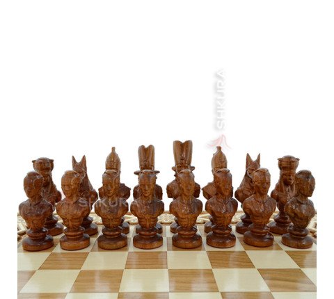 Wooden chess 3 in 1 "Egypt". 55x55 cm. Light