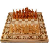Chess "Game of Thrones". 60x60 cm. Beads
