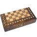 Wooden Chess + Backgammon, 32 x 32 cm. Inlay. Handmade