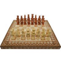 Gift Chess + Backgammon "Egypt". 50x50 cm. Handmade
