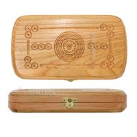 Backgammon "Medal", light, 27x27 cm