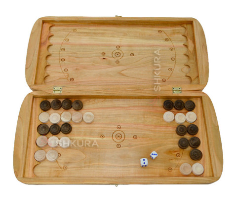 Backgammon "Sparta", light, 47x44 cm