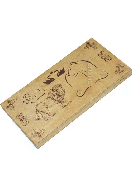 Backgammon, checkers "Lion"