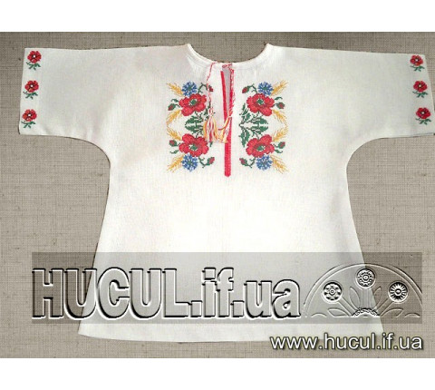 Red poppy blouse
