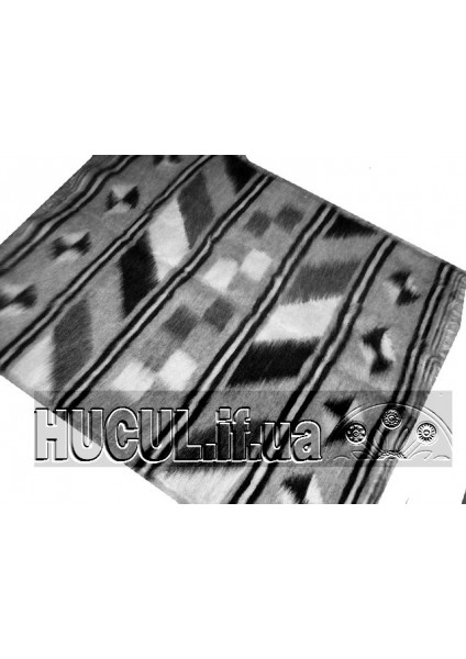 Blanket "Festive" black and white handmade (basic)