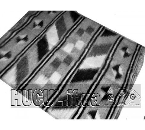 Blanket "Festive" black and white handmade (basic)
