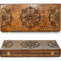 Backgammon "Sphere", copper, 50 cm