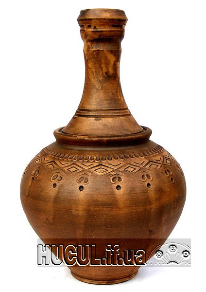 Bottle for wine without a handle