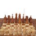 Wooden Chess + Backgammon "Hutsulshchyna", 50x50 cm. Inlaid with copper