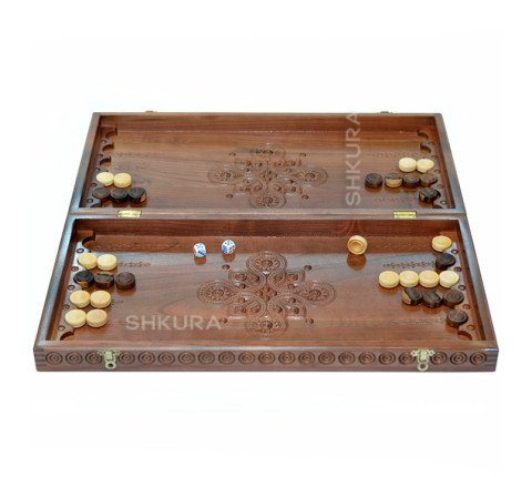 Wooden chess 3 in 1 "Egypt". 55x55 cm. Light
