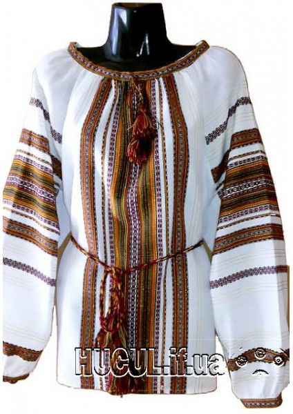 The "Georgina" fabric shirt - floral handmade clothing from Kosiv