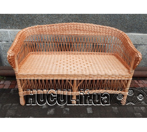 Wicker sofa "Drop with low back"