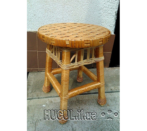 Wicker stool "Kitchen Round"