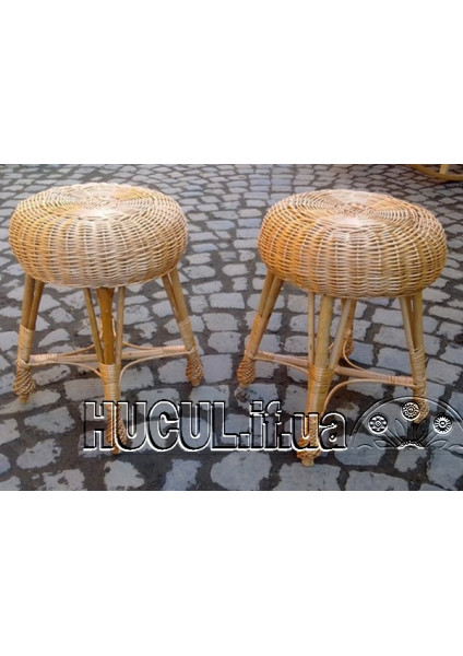 Wicker stool "Large Mushroom"