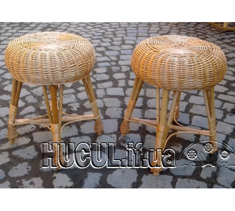 Wicker stool "Large Mushroom"