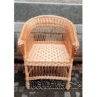 Wicker chair "Drop low back"