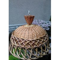 Chandelier made of wicker "Ordinary 6"